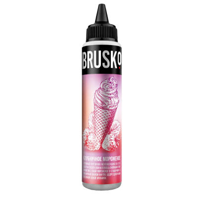Жидкость Brusko - Клубничное Мороженное для электронных сигарет