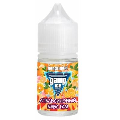 Жидкость Gang ICE Salt - Апельсиновый Бабл Гам | Вэйп клаб Казахстан