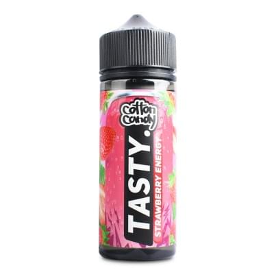 Жидкость Cotton Candy TASTY - Strawberry Energy Drink | Вэйп клаб Казахстан
