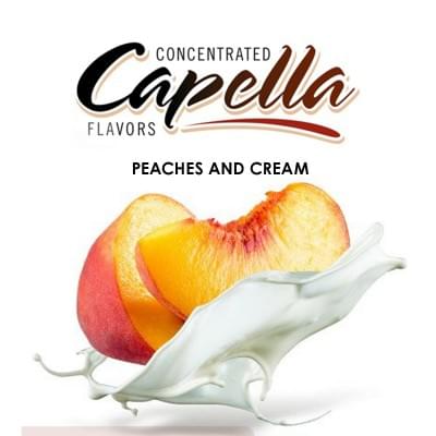 Ароматизатор Capella - Peaches and Cream | Вэйп клаб Казахстан