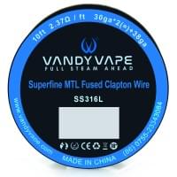 Проволока Vandy Vape Superfine MTL Fused Clapton Wire 2.37 Ом SS316L