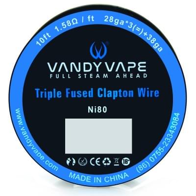 Проволока Vandy Vape Triple Fused Clapton Wire 1.58 Ом | Вэйп клаб Казахстан