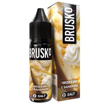 Жидкость BRUSKO Salt - Чизкейк с бананом 35мл | Вэйп клаб Казахстан