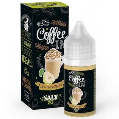 Жидкость Coffee-in Salt - Latte Pear & Caramel | Вэйп клаб Казахстан