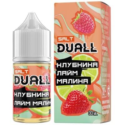 Жидкость DUALL SALT - Клубника, лайм, малина | Вэйп клаб Казахстан