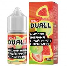 Жидкость DUALL SALT - Кислая жвачка, грейпфрут, клубника
