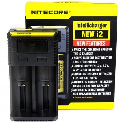 Зарядное устройство Nitecore NEW i2 для 18650 аккумуляторов