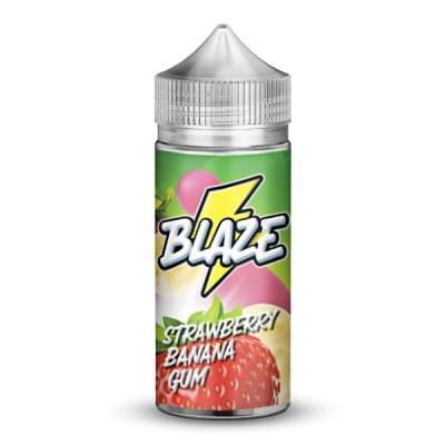 Жидкость BLAZE - Strawberry Banana Gum для электронных сигарет