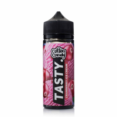 Жидкость Cotton Candy TASTY - Cranberry Ice Cream для электронных сигарет